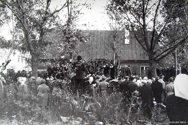Народный самосуд. 54 года назад разъяренная толпа сожгла здание суда в Слуцке, погибли люди.