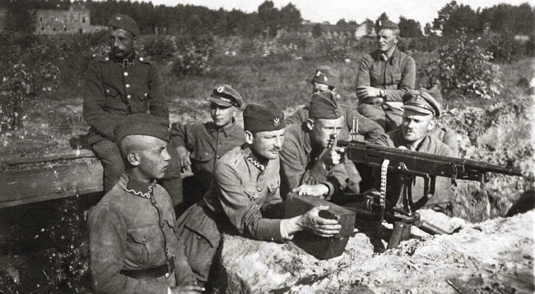 Легионеры в боях за независимость Польши, август 1920 года