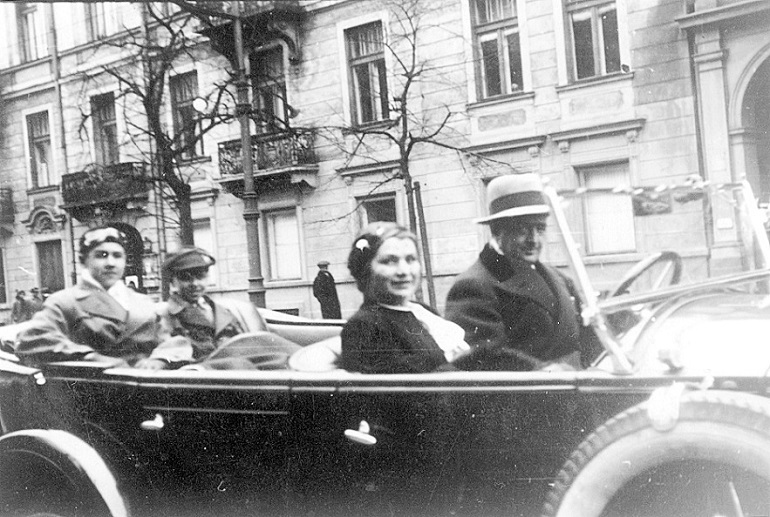 Новогрудский вице-воевода Франтишек Годлевский и его жена Алина в 1937 г.