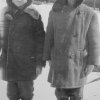 Ученики школы Гребёнкин Коля и Наранович Саша. 1966 г.