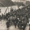 Вайсковы парад у Докшыцах. Паштоўка 1920-30-х гг.