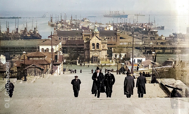 Одесский порт в 1900 году