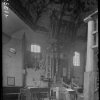 Інтэр'ер залы Кажан-Гарадоцкай сінагогі з выглядам на арон-кодэш. Фота 1920-х гадоў